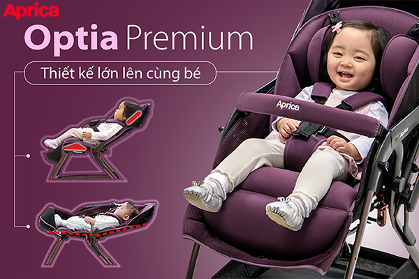 So sánh giữa xe đẩy Aprica Optia CTS và Aprica Opita Premium CTS